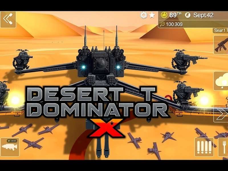 Desert Dominator X weapons and vehicles